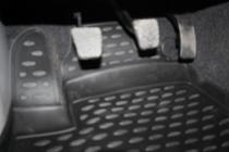 Mitsubishi L200 2006–2015 (2010-2015) Rubberen automatten voor interieur (4 stuks, Novline) 2D foto 2