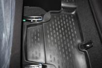 Mitsubishi L200 2006–2015 (2010-2015) Rubberen automatten voor interieur (4 stuks, Novline) 2D foto 3