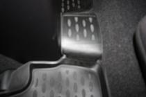 Mitsubishi L200 2006–2015 (2010-2015) Rubberen automatten voor interieur (4 stuks, Novline) 2D foto 4