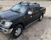 Nissan Navara 2006–2015 Dakrails met dwarsbalken (2 stuks, chroom) foto 1