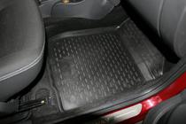 Renault Sandero 2007–2013 Rubberen vloermattenset voor interieur (4 stuks, Novline) foto 3
