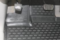 Toyota Sienna 2010–2020 Rubberen vloermattenset voor interieur (4 stuks, Novline) foto 2