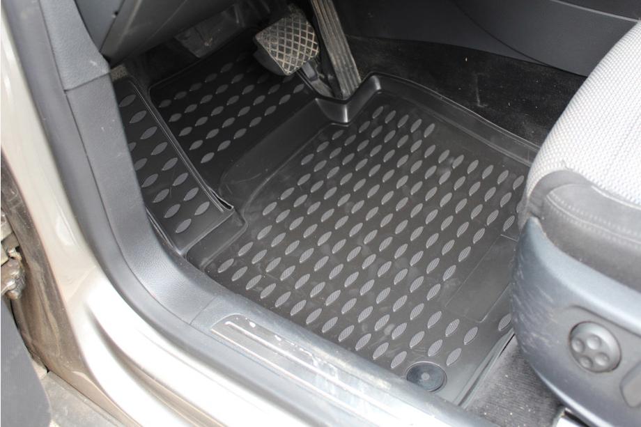 Volkswagen Passat CC 2008–2017 Rubberen vloermattenset voor interieur (4 stuks, Novline) Foto 2