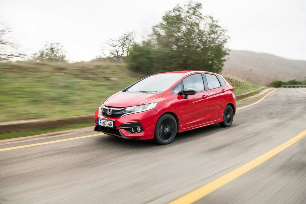 Vernieuwde compacte Honda Jazz hatchback van de derde generatie