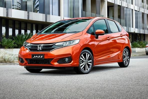 Vernieuwde compacte Honda Jazz hatchback van de derde generatie