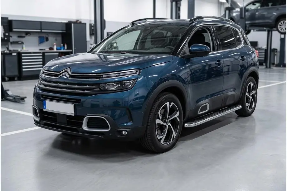 Citroen C5 Aircross 2017–2025 Maydos V1 side steps (set van 2, aluminium/RVS) Image
