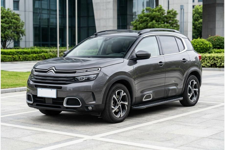 Citroen C5 Aircross 2017–2025 Side steps Bosphore Black (set van 2, aluminium) Foto 1