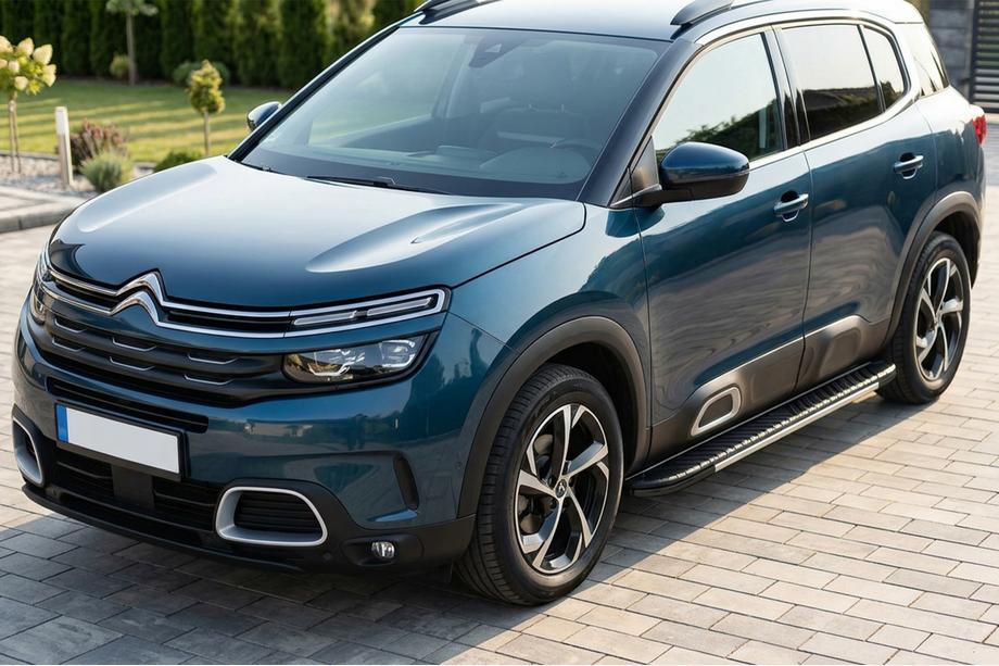 Citroen C5 Aircross 2017–2025 Side steps Bosphore Grey (set van 2, aluminium) Image