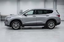 Hyundai Santa Fe 4 2018–2023 Zijtreden Maya V2 (set van 2, aluminium) foto 1