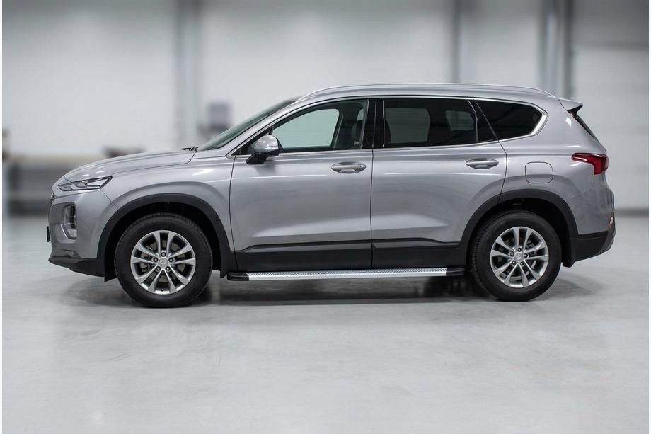 Hyundai Santa Fe 4 2018–2023 Zijtreden Maya V2 (set van 2, aluminium) Image
