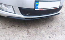 Skoda Fabia 2007–2014 Winterafdekking voor radiatorgrille (2011-2014, onder) Mat foto 2