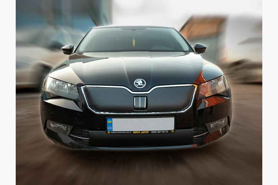Skoda Superb 2015–2024 Winterafdekking voor radiateurgrille (2015-2019, bovenste) Mat Image