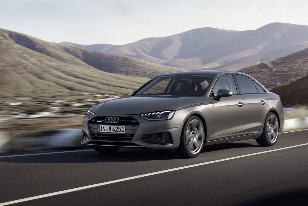 Test van de middenklasse sedan Audi A4