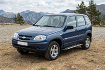 Chevrolet Niva 1998–2020 Sunrise side steps (2 stuks, aluminium) foto 2