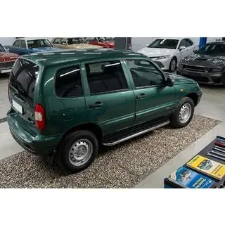 Side steps Maydos V1 (set van 2, aluminium) Chevrolet Niva 1998–2020 foto 1