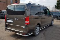 Mercedes Vito/V-klasse W447 2014– Achterhoekbescherming AK003 (RVS) foto 3
