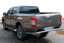 Fiat Fullback 2016– Achterbeschermbeugel AK005 (RVS) foto 1