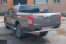 Mitsubishi L200 2015–2024 Achterbeschermbeugel AK005 (RVS) foto 2