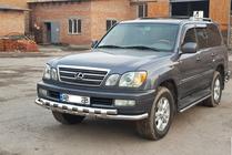 Lexus LX470 1998–2007 RVS voorbumperbescherming ST015 foto 2