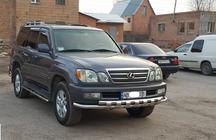 Lexus LX470 1998–2007 RVS voorbumperbescherming ST015 foto 5