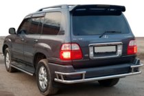 Lexus LX470 1998–2007 Achterbeschermbeugel AK009-15 (RVS) foto 1
