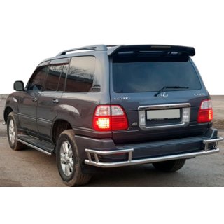 Achterbeschermbeugel AK009-15 (RVS) Lexus LX470 1998–2007 foto 1