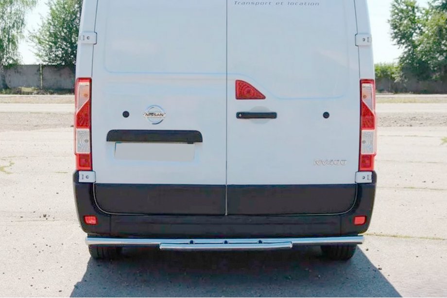 Opel Movano 2010–2021 Achterbeschermbeugel AK008 (RVS) Foto 3
