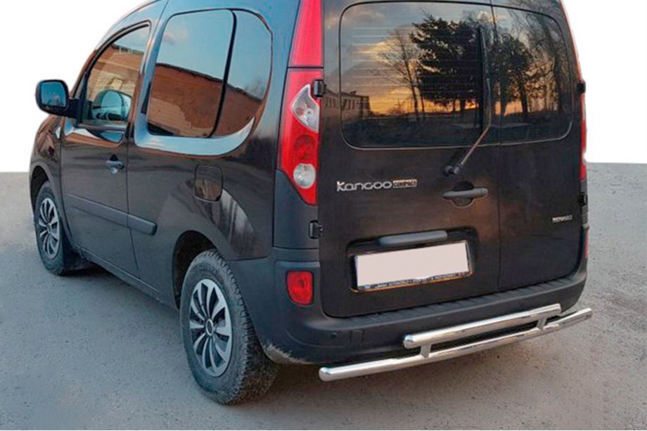 Renault Kangoo 2008–2020 Achterbeschermbeugel AK002-2 (RVS) Image