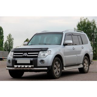 Voorste bullbar ST015-13 (RVS) Mitsubishi Pajero Wagon IV 2006–2021 foto 4