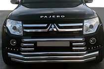 Mitsubishi Pajero Wagon IV 2006–2021 RVS bullbar ST015-9 foto 1