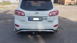 Hyundai Santa Fe 2 2006–2012 Achterbeschermbeugel AK007-1 (RVS) foto 4