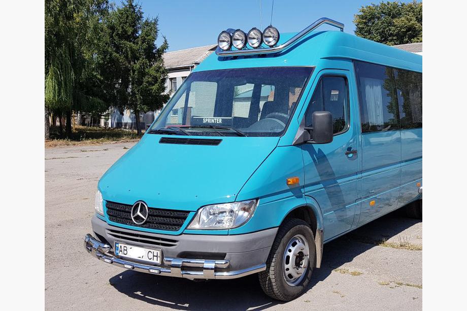 Mercedes Sprinter W901/902/903/904/905 1995–2006 Voorbescherming ST015-2 (RVS) Foto 3