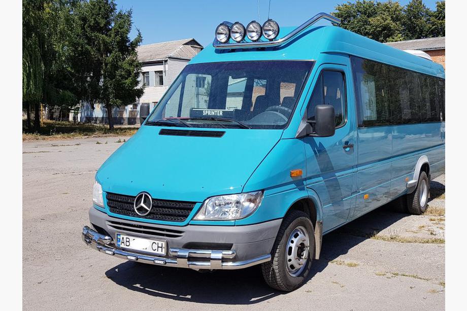 Mercedes Sprinter W901/902/903/904/905 1995–2006 Voorbescherming ST015-2 (RVS) Foto 4