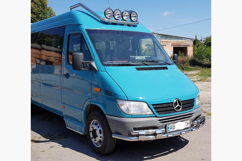 Mercedes Sprinter W901/902/903/904/905 1995–2006 Voorbescherming ST015-2 (RVS) Foto 6