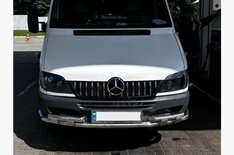 Mercedes Sprinter W901/902/903/904/905 1995–2006 Voorbescherming ST015-2 (RVS) Foto 8