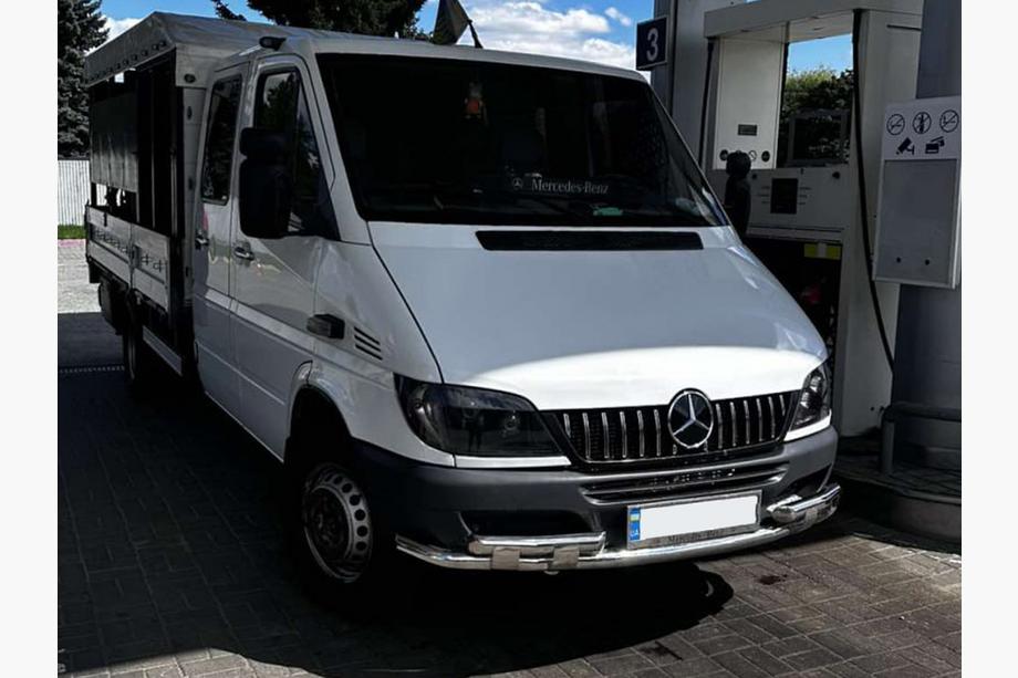 Mercedes Sprinter W901/902/903/904/905 1995–2006 Voorbescherming ST015-2 (RVS) Foto 7