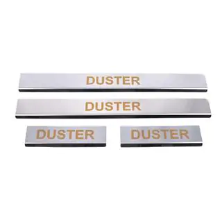 Carmos V1 instaplijsten (4 stuks, RVS) Dacia Duster 2008–2018 foto 2
