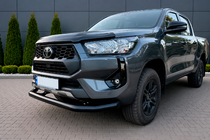 Toyota Hilux 2015– Texas bullbar / frontbeschermbeugel voor 2020+ (76 mm, zwart) foto 1