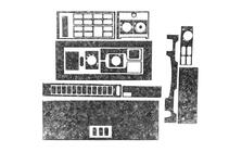 Mercedes T2 (507-814) 1967–1996 Dashboard sierlijsten (Meric) Aluminium foto 2