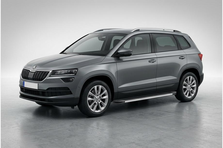 Skoda Karoq 2018– Side steps Maya V1 (2 stuks, aluminium) Image