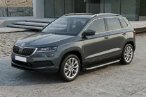 Skoda Karoq 2018– BlackLine side steps (2 stuks, aluminium) foto 1