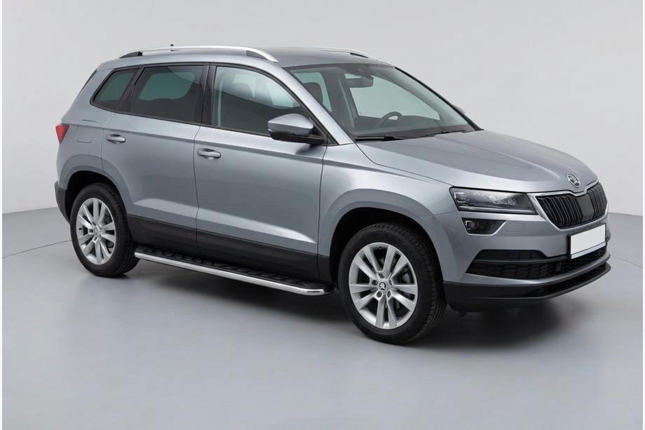 Skoda Karoq 2018– Maydos V1 side steps (set van 2, aluminium/RVS) Image