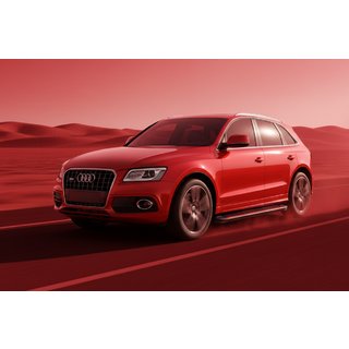 Side steps Maya Red (2 stuks, aluminium) Audi Q5 2008–2017 foto 1