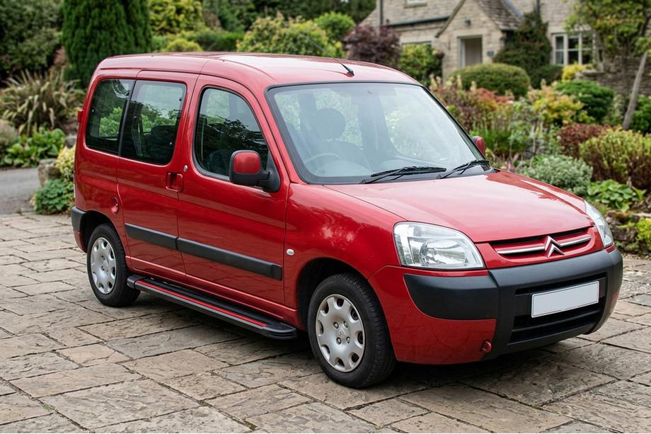 Citroen Berlingo 1996–2008 Side steps Maya Red (2 stuks, aluminium) Foto 1