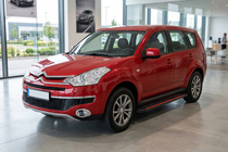 Citroen C-Crosser 2007–2013 Side steps Maya Red (2 stuks, aluminium) foto 1