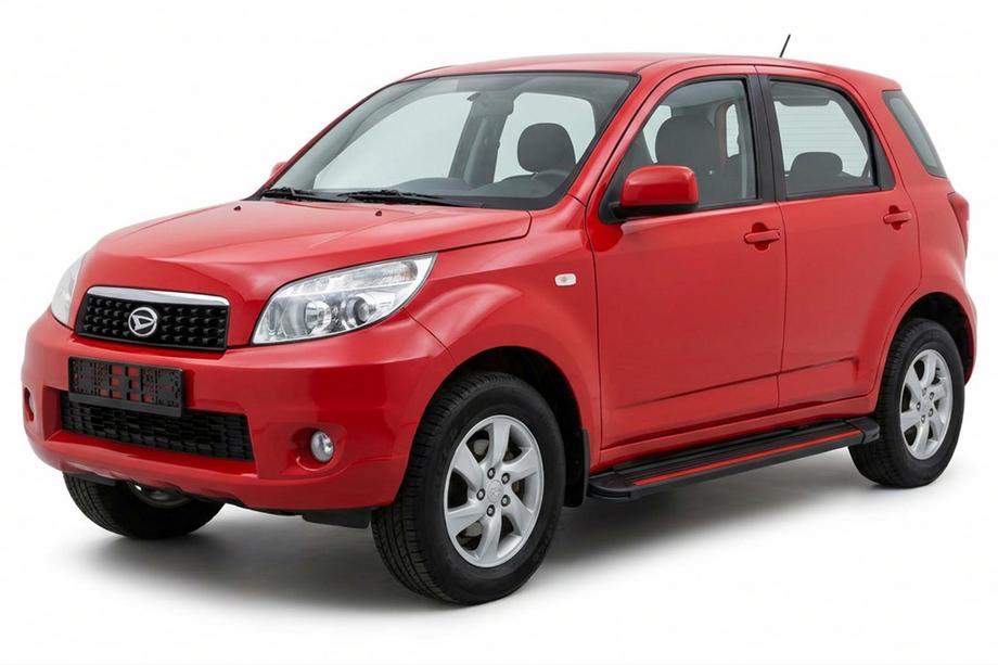 Daihatsu Terios 2006–2017 Side steps Maya Red (2 stuks, aluminium) Image
