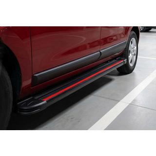 Side steps Maya Red (2 stuks, aluminium) Dacia Dokker 2013–2022 foto 1