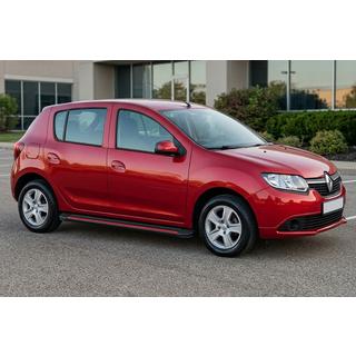 Side steps Maya Red (2 stuks, aluminium) Dacia Sandero 2013–2020 foto 1