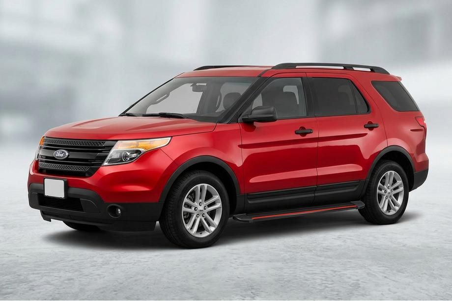 Ford Explorer 2011–2019 Side steps Maya Red (2 stuks, aluminium) Image