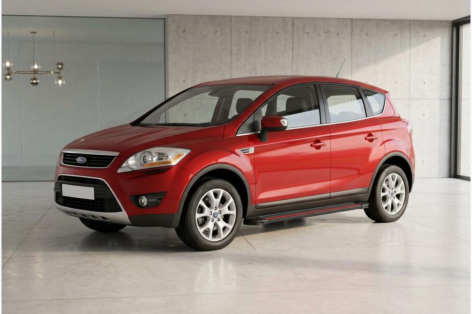 Ford Kuga 2008–2013 Side steps Maya Red (2 stuks, aluminium) Image